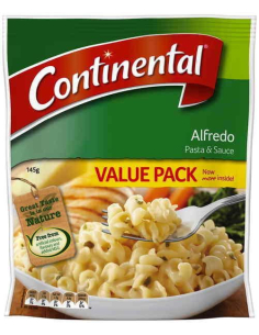 Continental Alfredo Pasta & Sauce Value Pack 145g x 5